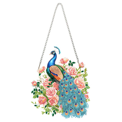 Acrylic Diamond Painting Hanging Pendant Rhinestone Diamond Art Window Pendants
