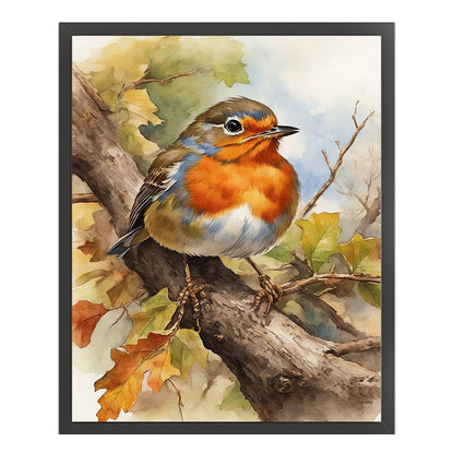Robin - 11CT Stamped Cross Stitch 40*50CM
