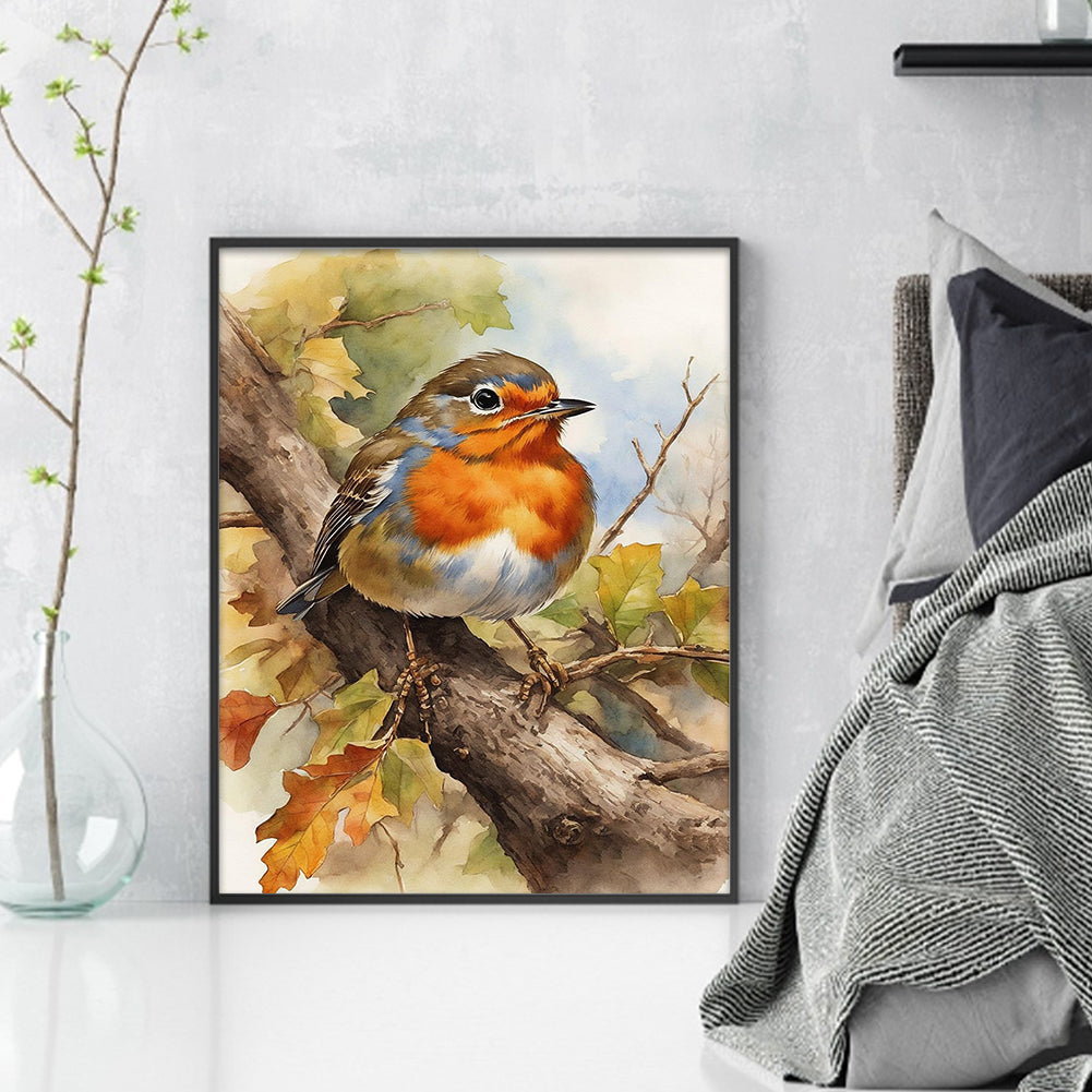 Robin - 11CT Stamped Cross Stitch 40*50CM