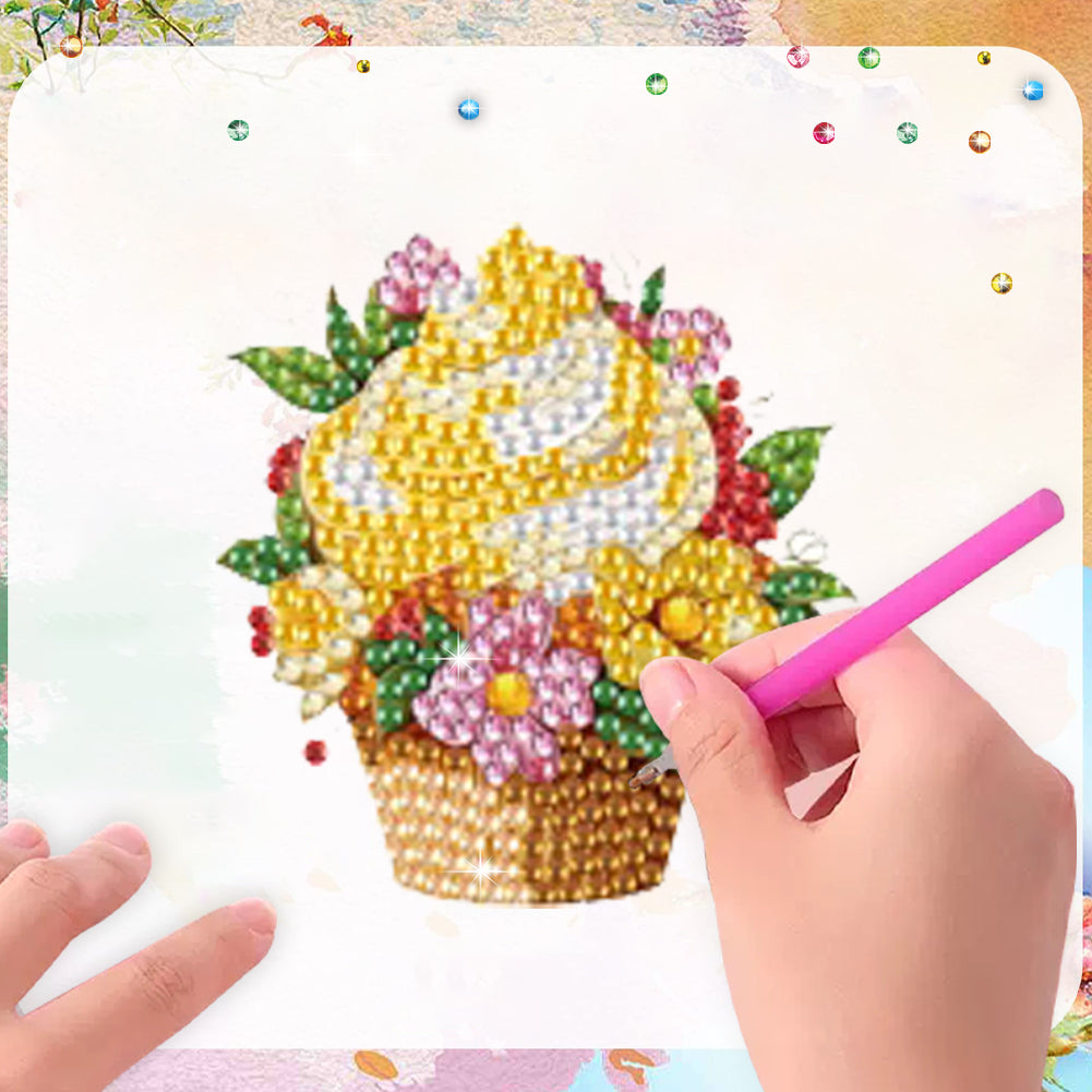 6Pcs Diamond Painting Refrigerator Magnets Diamond Art Kits for Adults Beginners