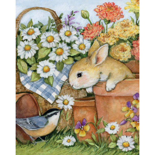 Rabbit - Full AB Square Drill Diamond Painting 40*50CM