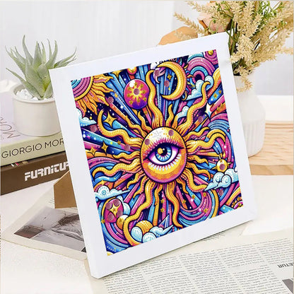 Sun Eyes - Special Shaped Drill Diamond Painting 30*30CM