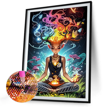 Magic Girl - Special Shaped Drill Diamond Painting 30*40CM