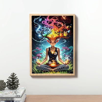 Magic Girl - Special Shaped Drill Diamond Painting 30*40CM
