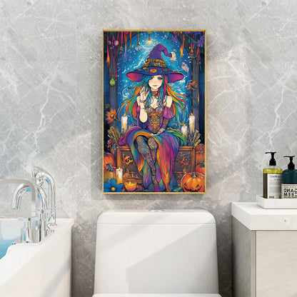 Magic Witch - Full Round Drill Diamond Painting 40*60CM