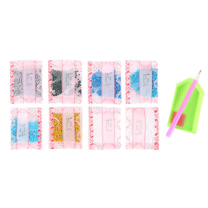 Diamond Painting Storage Box DIY 5D Diamond Painting Jewelry Box for Women Girls