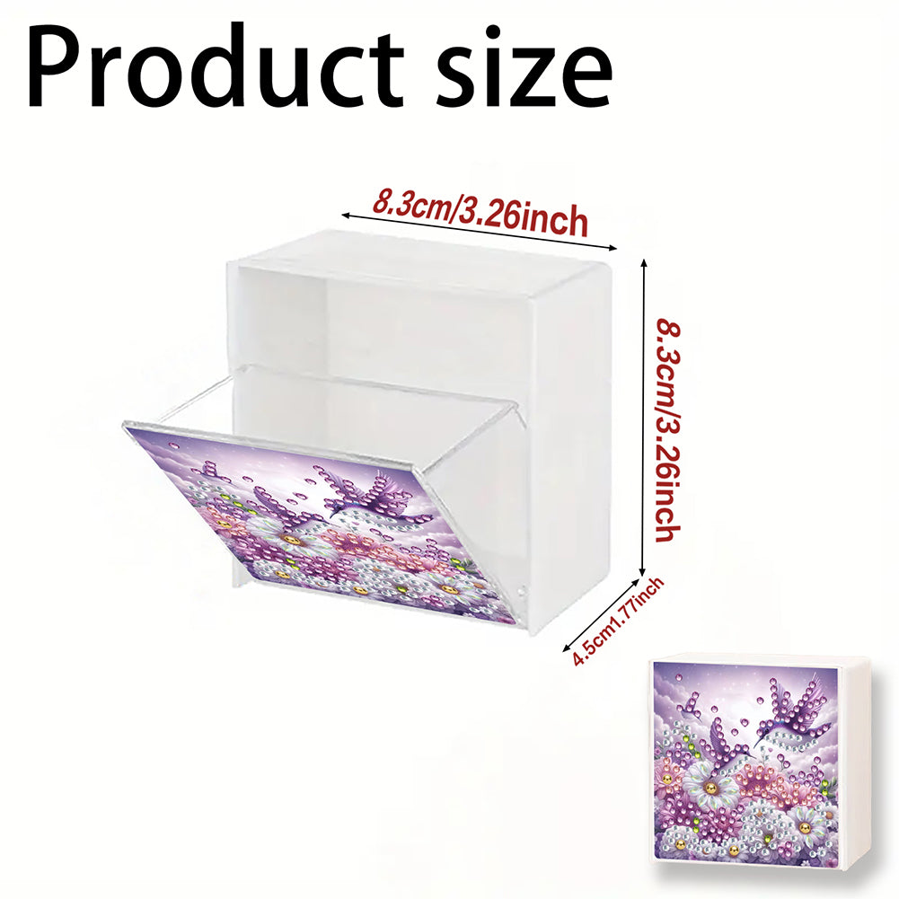 Wall Mounted Love Diamond Painting Storage Box Storage Case for Adults Beginners