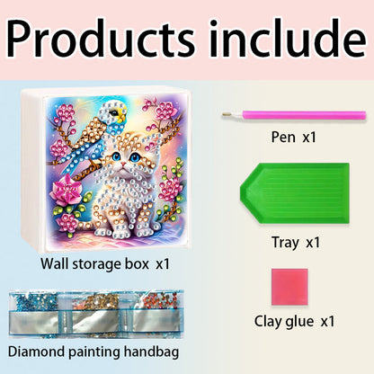 Wall Mounted Love Diamond Painting Storage Box Storage Case for Adults Beginners