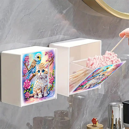 Wall Mounted Love Diamond Painting Storage Box Storage Case for Adults Beginners