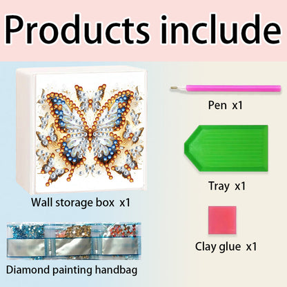 Wall Mounted Love Diamond Painting Storage Box Storage Case for Adults Beginners