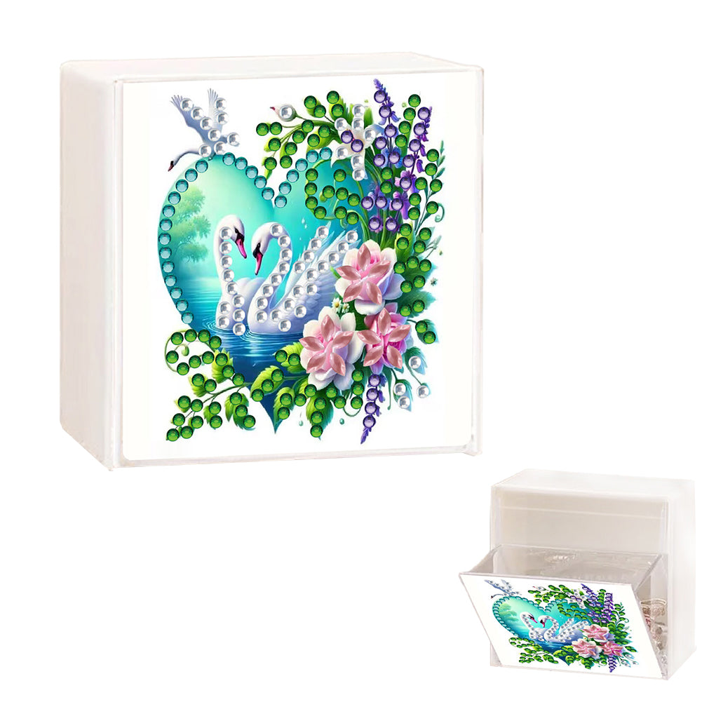 Wall Mounted Love Diamond Painting Storage Box Storage Case for Adults Beginners