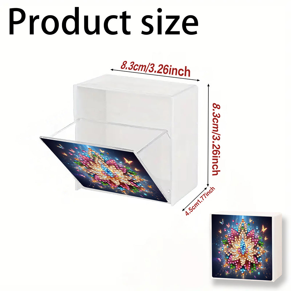 Wall Mounted Love Diamond Painting Storage Box Storage Case for Adults Beginners