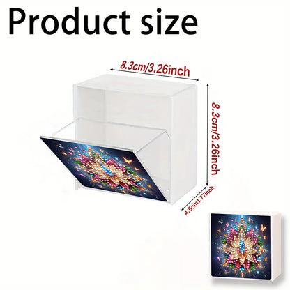 Wall Mounted Love Diamond Painting Storage Box Storage Case for Adults Beginners