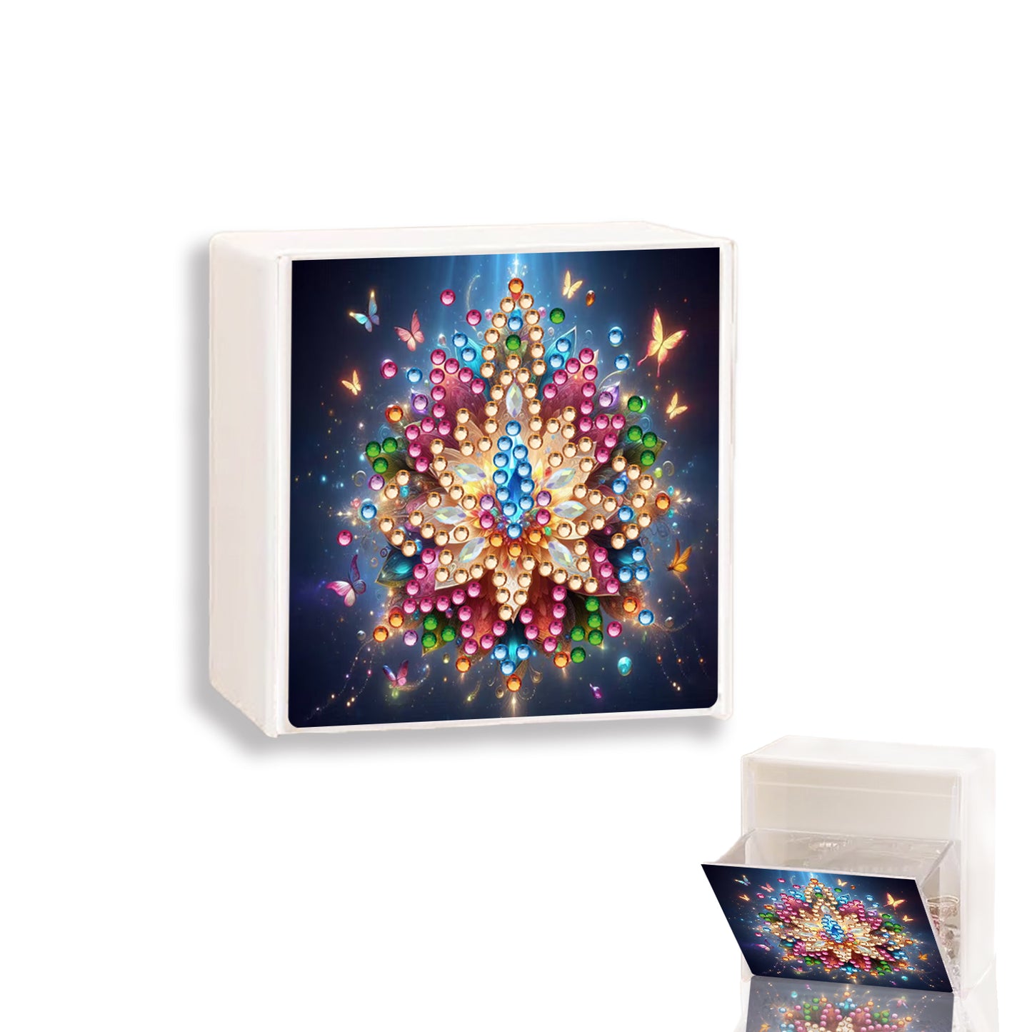 Wall Mounted Love Diamond Painting Storage Box Storage Case for Adults Beginners