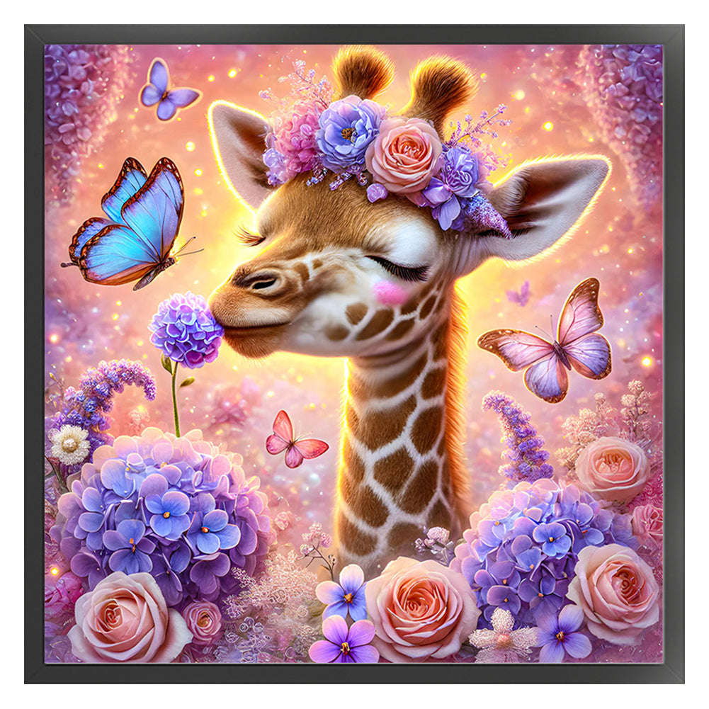 Giraffe - 11CT Stamped Cross Stitch 40*40CM