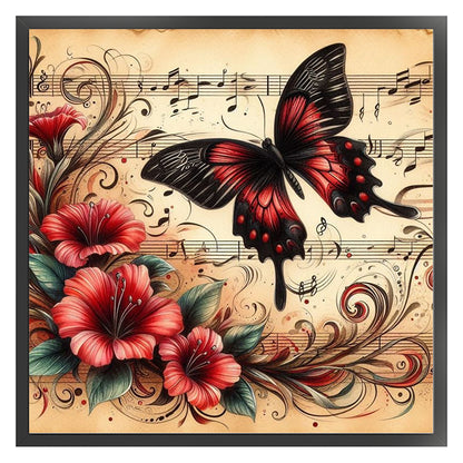 Butterfly - 11CT Stamped Cross Stitch 40*40CM
