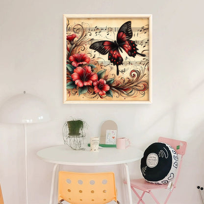 Butterfly - 11CT Stamped Cross Stitch 40*40CM