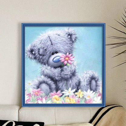 Bear - 11CT Stamped Cross Stitch 40*40CM