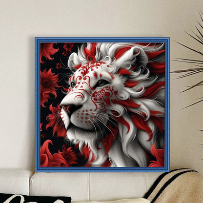 Lion - 11CT Stamped Cross Stitch 40*40CM