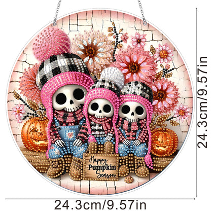 Acrylic 2D Flat DIY Hanging Diamond Art Kits Special Shape Wall Door Decoration