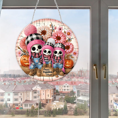 Acrylic 2D Flat DIY Hanging Diamond Art Kits Special Shape Wall Door Decoration