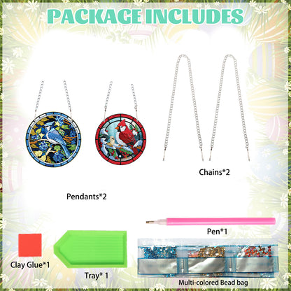 2D Flat DIY Diamond Art Pendant Diamond Painting Set Home Wall Decoration Crafts
