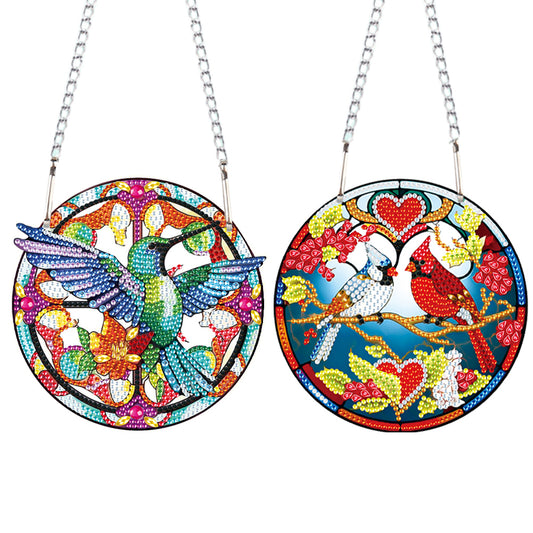 2D Flat DIY Diamond Art Pendant Diamond Painting Set Home Wall Decoration Crafts