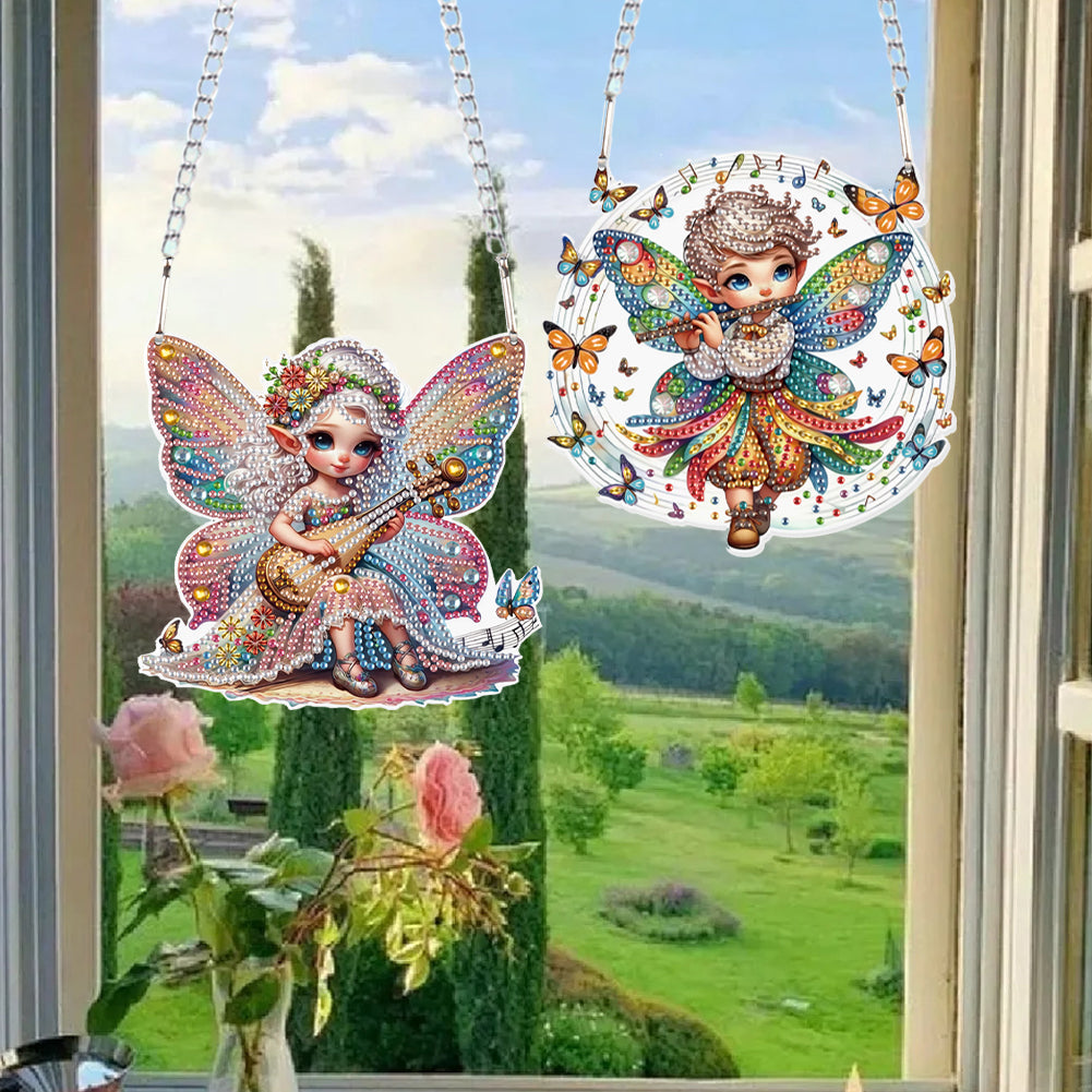 2D Flat DIY Diamond Art Pendant Diamond Painting Set Home Wall Decoration Crafts