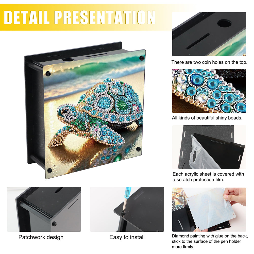 Hummingbird Diamond Painting Change Holder Case Decors for Adults Beginners