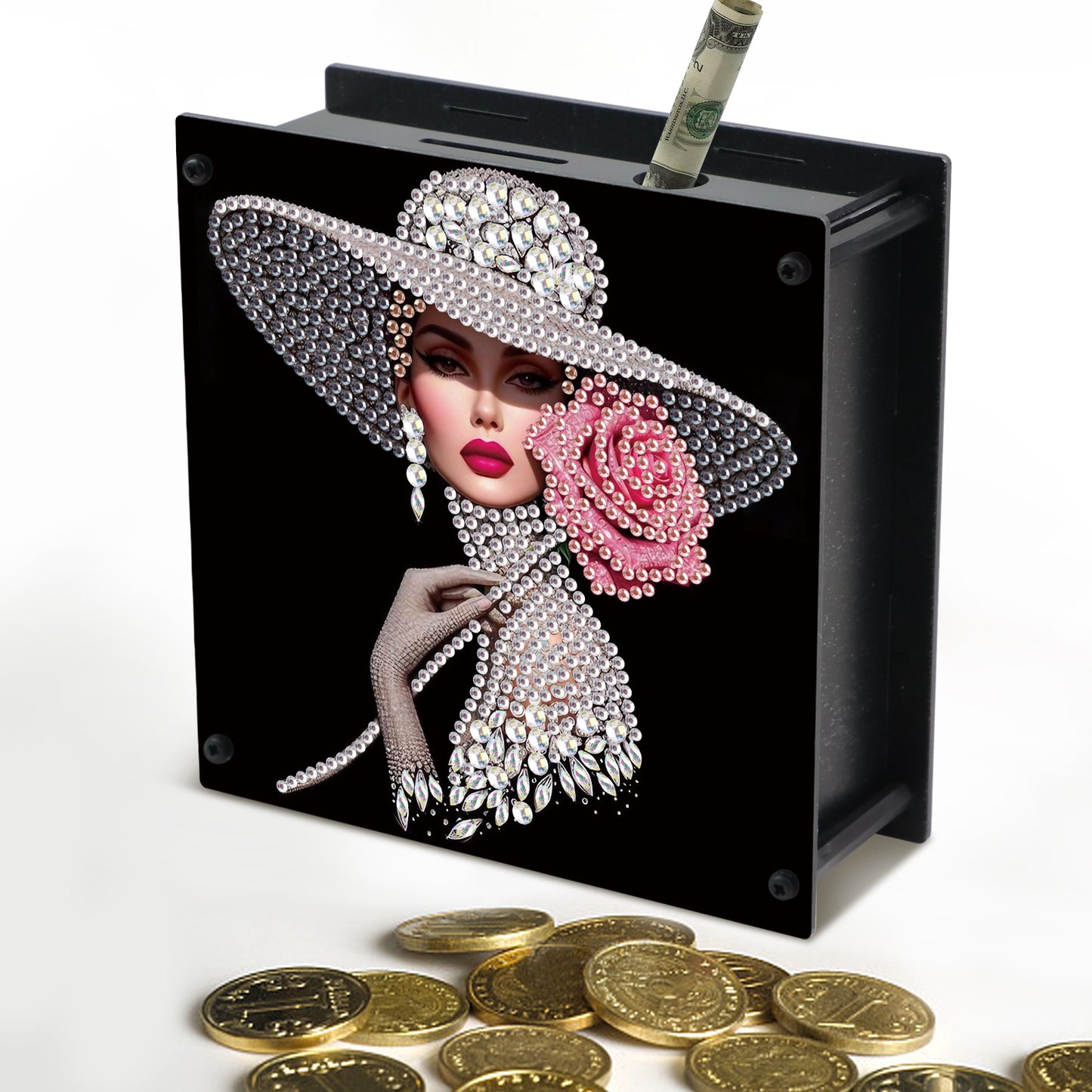 Hummingbird Diamond Painting Change Holder Case Decors for Adults Beginners