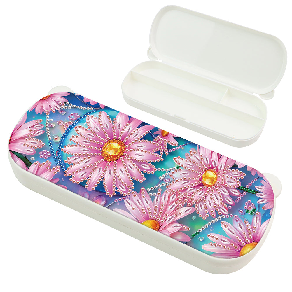 DIY Diamond Painting Pencil Case for Pens Brushes Accessories Travel Pencil Case