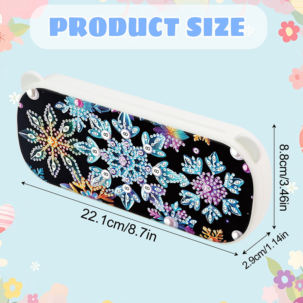 DIY Diamond Painting Pencil Case for Pens Brushes Accessories Travel Pencil Case