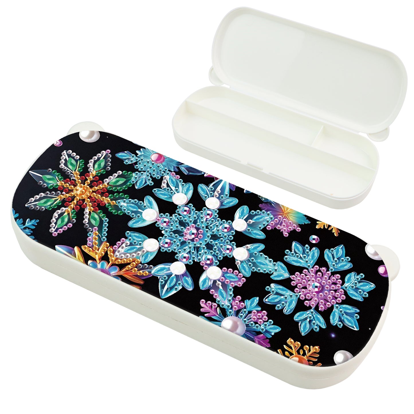DIY Diamond Painting Pencil Case for Pens Brushes Accessories Travel Pencil Case