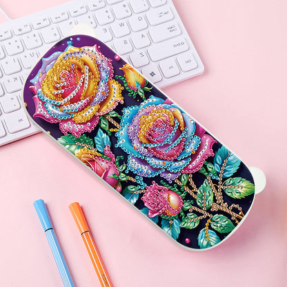 DIY Diamond Painting Pencil Case for Pens Brushes Accessories Travel Pencil Case