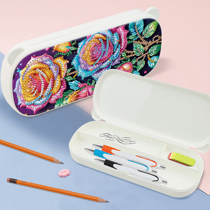 DIY Diamond Painting Pencil Case for Pens Brushes Accessories Travel Pencil Case