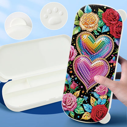 DIY Diamond Painting Pencil Case for Pens Brushes Accessories Travel Pencil Case