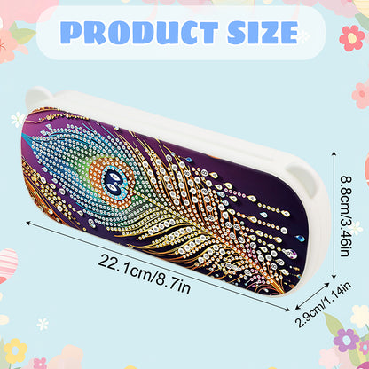 DIY Diamond Painting Pencil Case for Pens Brushes Accessories Travel Pencil Case