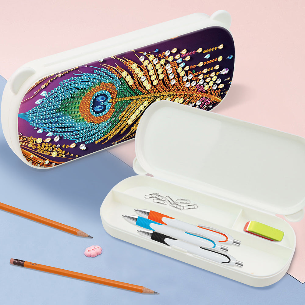 DIY Diamond Painting Pencil Case for Pens Brushes Accessories Travel Pencil Case