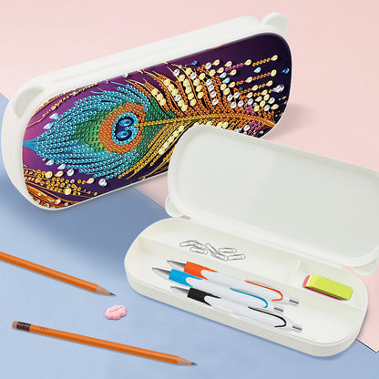 DIY Diamond Painting Pencil Case for Pens Brushes Accessories Travel Pencil Case