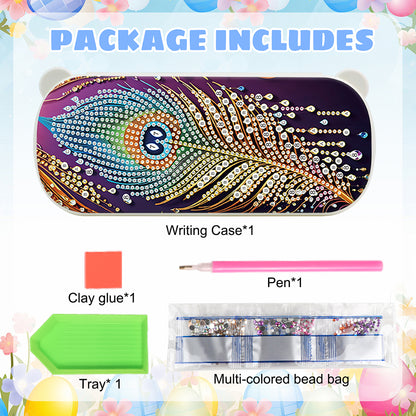DIY Diamond Painting Pencil Case for Pens Brushes Accessories Travel Pencil Case