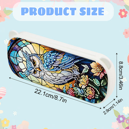 DIY Diamond Painting Pencil Case for Pens Brushes Accessories Travel Pencil Case