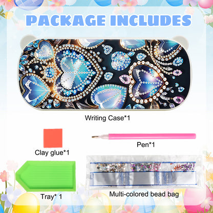 DIY Diamond Painting Pencil Case for Pens Brushes Accessories Travel Pencil Case