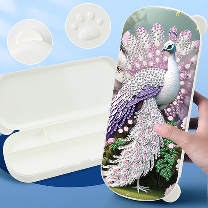 DIY Diamond Painting Pencil Case for Pens Brushes Accessories Travel Pencil Case