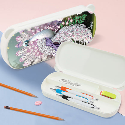 DIY Diamond Painting Pencil Case for Pens Brushes Accessories Travel Pencil Case