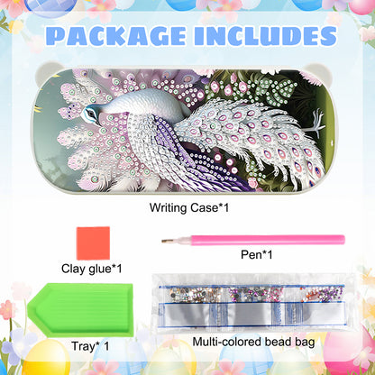 DIY Diamond Painting Pencil Case for Pens Brushes Accessories Travel Pencil Case