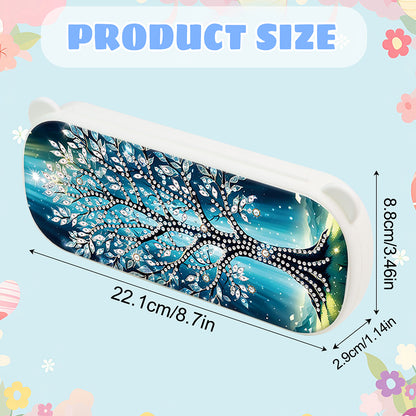 DIY Diamond Painting Pencil Case for Pens Brushes Accessories Travel Pencil Case