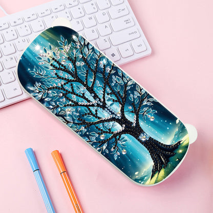 DIY Diamond Painting Pencil Case for Pens Brushes Accessories Travel Pencil Case