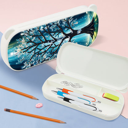 DIY Diamond Painting Pencil Case for Pens Brushes Accessories Travel Pencil Case