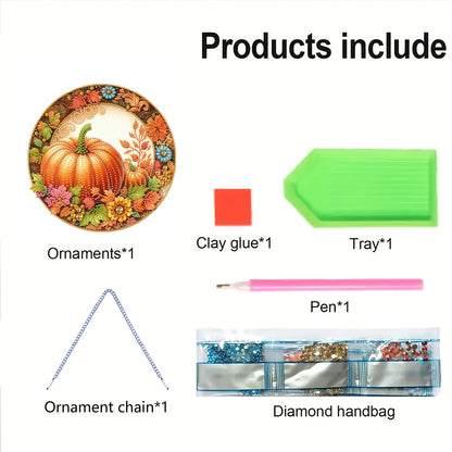 Acrylic 2D Flat DIY Hanging Diamond Art Kits Special Shape Wall Door Decoration