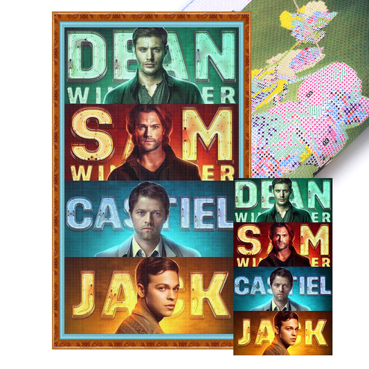 Supernatural - 11CT Stamped Cross Stitch 40*70CM